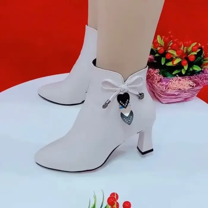 2023 bottes à talons hauts femme printemps et automne bottes simples nouvelles chaussures pour femme
