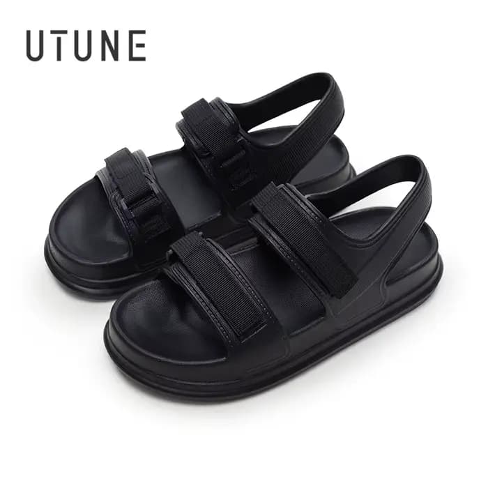 UTUNE femmes plate-forme sandales été mode diapositives semelle épaisse pantoufles antidérapantes co