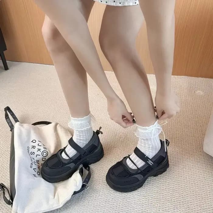Nouvelles sandales d'été confortables pour femmes, style Mary Jane à talon épais, rehaussantes, déco