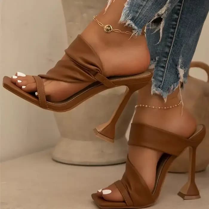 Sandales à talons hauts pour femmes, style européen et américain, nouvelle collection été 2026, simp