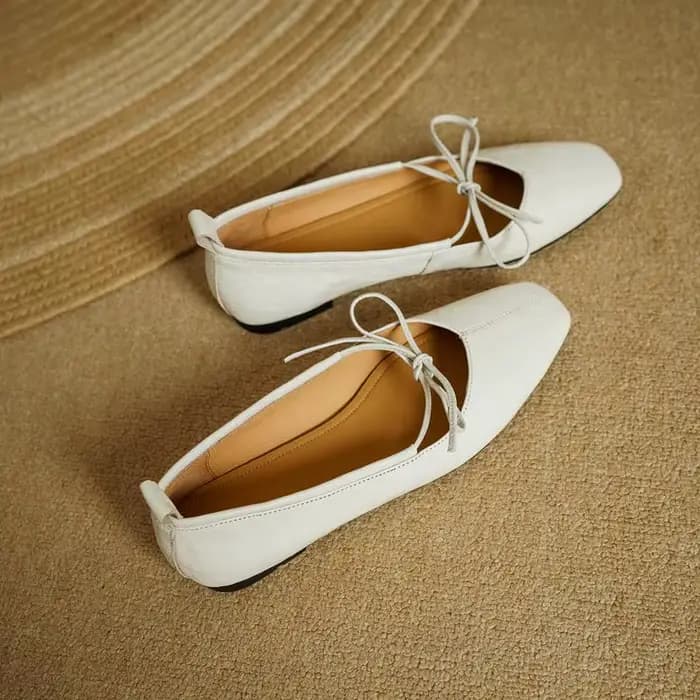 MORAZORA chaussures en cuir véritable femmes chaussures plates couleur unie printemps été chaussures