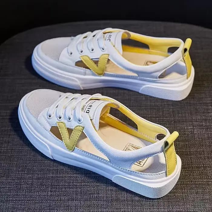 Sandales coréennes à bouche de poisson pour femmes, chaussures transparentes décoratives en métal, g