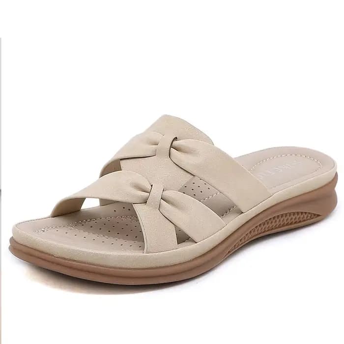 Sandales compensées à lanières croisées pour femmes, chaussures parka ouvertes à documents solides, 