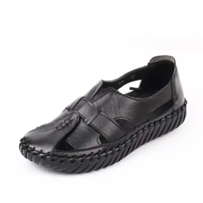 Ngouxm femmes sandales été en cuir véritable à la main dames chaussure en cuir sandales femmes chaus