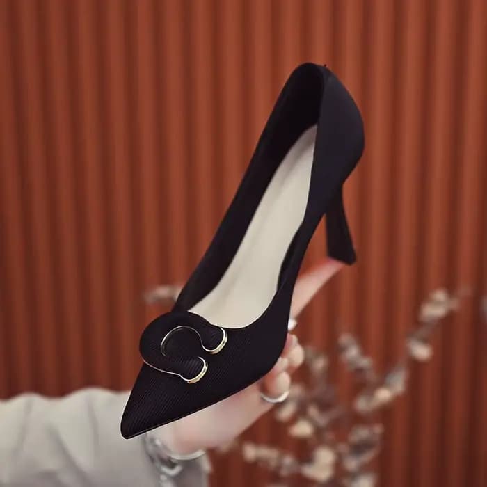 Chaussures à talons fins pour femmes, nouvelle collection automne, tête pointue, bouche peu profonde