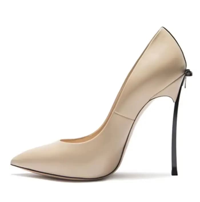 Printemps 2025 talons aiguilles sexy belles chaussures pour femmes pointues de 12CM chaussures à tal