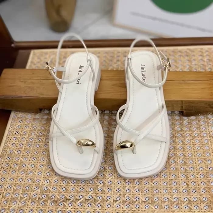 Sandales à talons hauts pour femmes nouvel été 2025 filles talon bas confortable sport et décontract