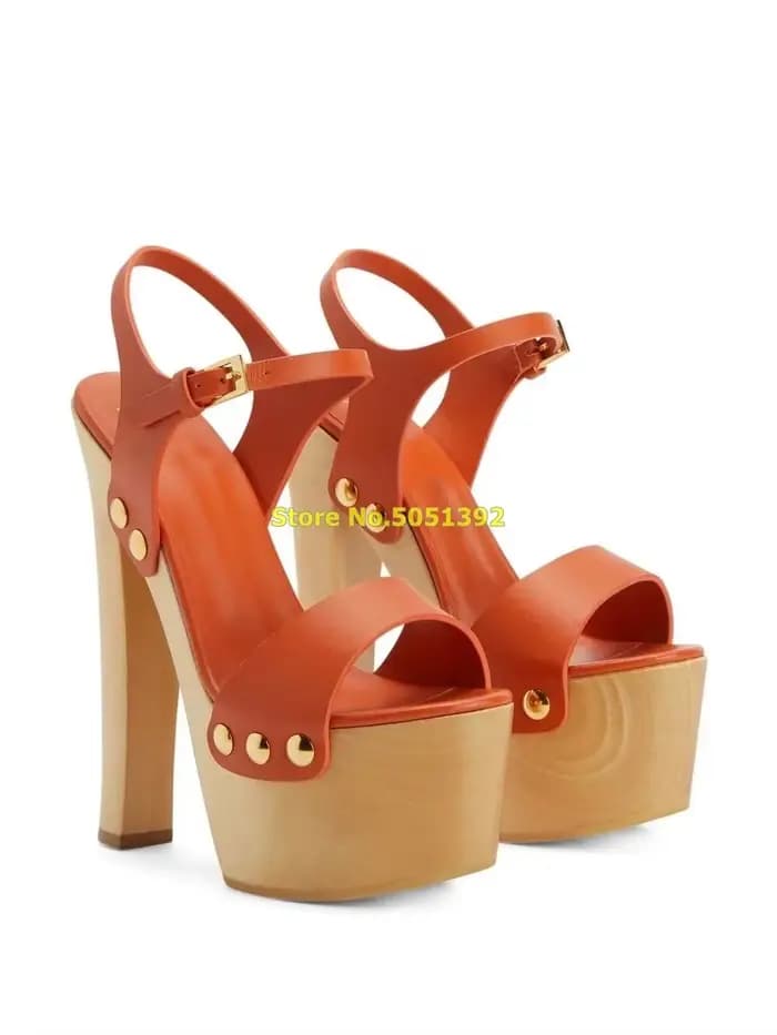 Sandales Peep Parker à talons super hauts pour femmes, chaussures de nuit ouvertes, bride de rinçage
