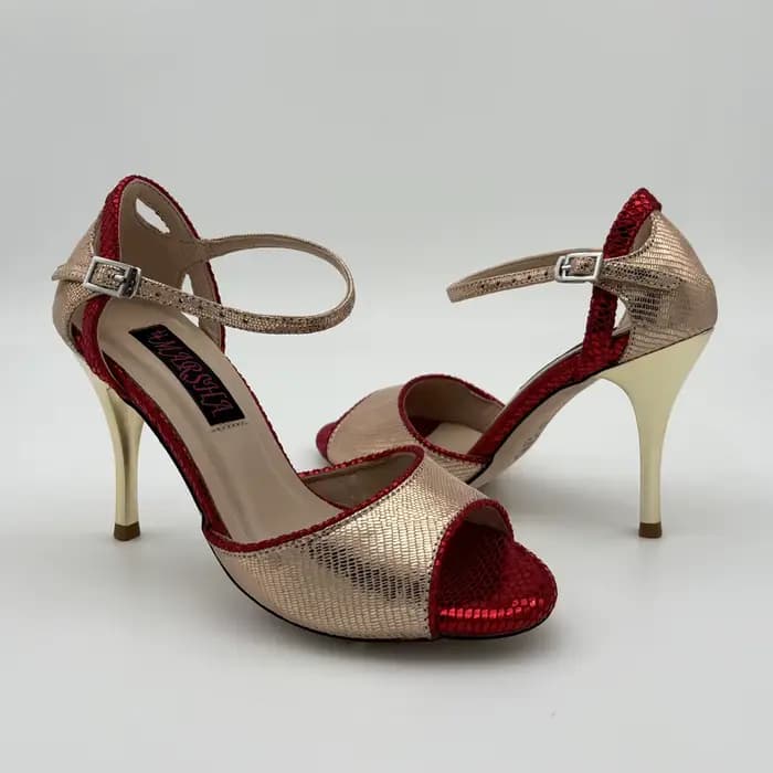 NOUVEAU Chaussures de Tango Argentin en Cuir à Semelle Rigide, Talon 7,5 cm ou 9 cm, Chaussures de S