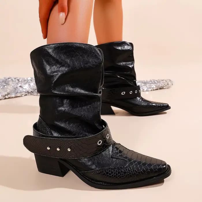 Bottines Chelsea de créateur à talons hauts sexy avec boucle, nouvelles chaussures à talons tendance