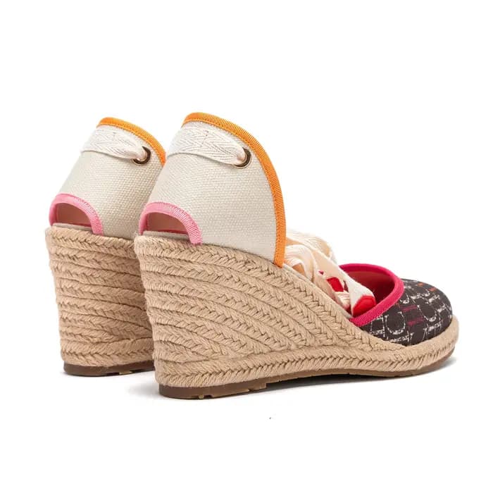 Sandales pour femmes 2025 nouvelles sandales à talons inclinés inférieurs en chanvre chaussures pour