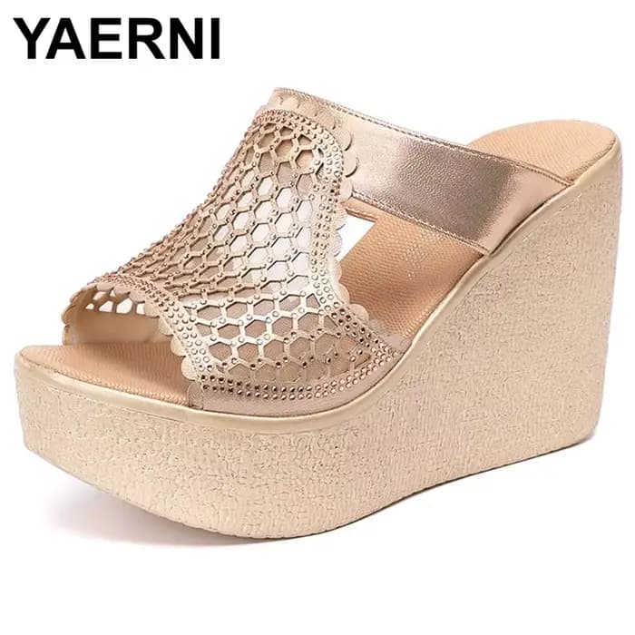 YAERSettlement-Sandales à talons hauts pour femmes