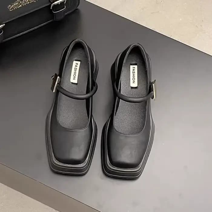 Escarpins à talons carrés pour femmes