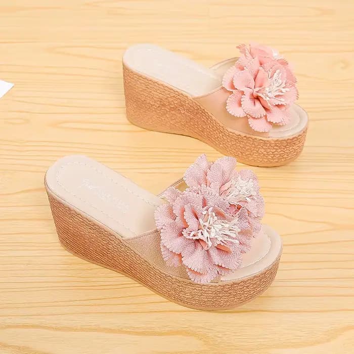 Sabots Mules à Talons Compensés pour Femme