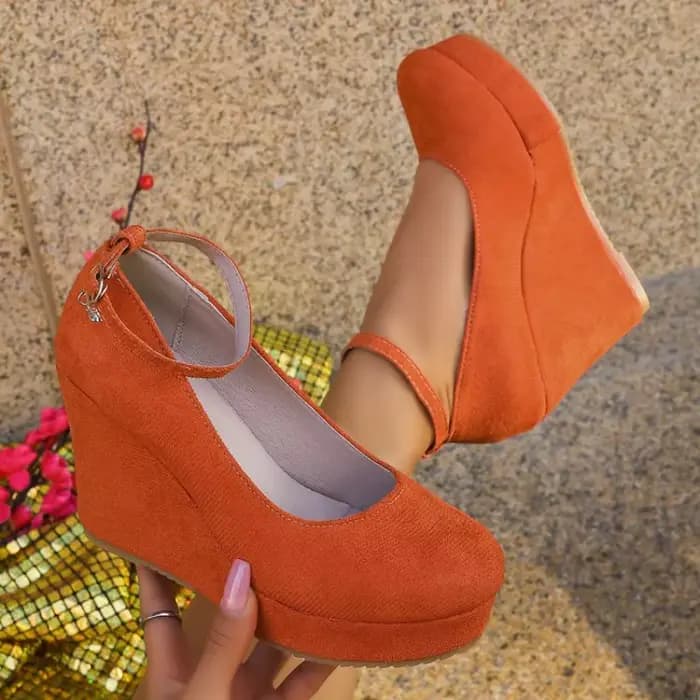 Chaussures simples à talons mi-hauts peu profonds pour femmes, grande taille, nouvelle collection d'automne