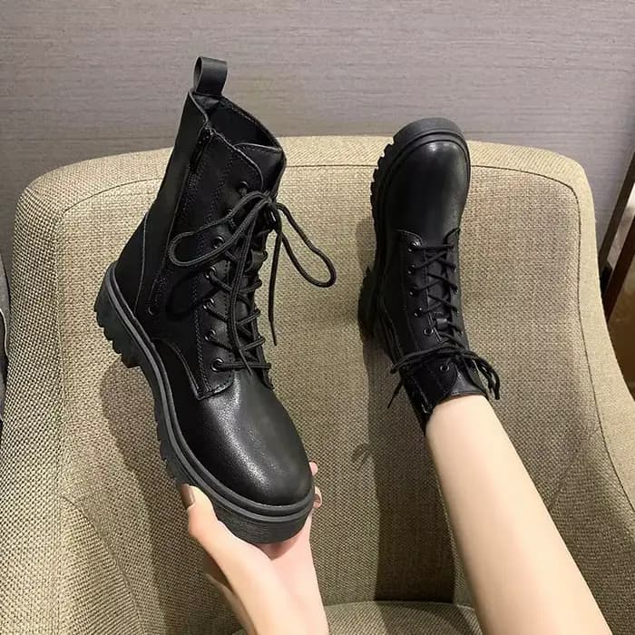 Bottines de Combat à lacets pour femmes