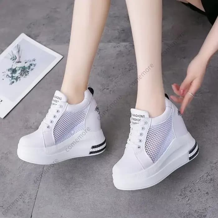 Baskets compensées pour femmes