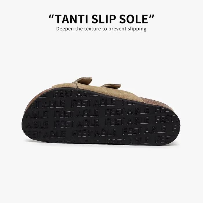 Birken New Arizona Cork Pantoufles Sandales plates pour femme avec semelle en liège