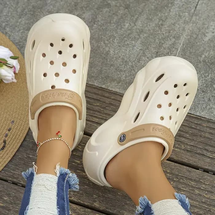 Sandales fermées à plateforme épaisse pour femmes