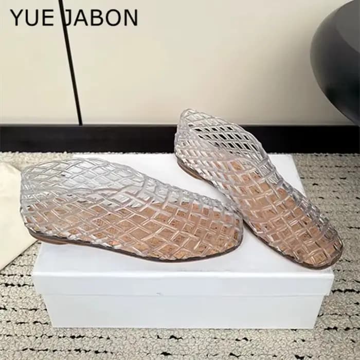 Ballerines en Maille Tissée pour Femme