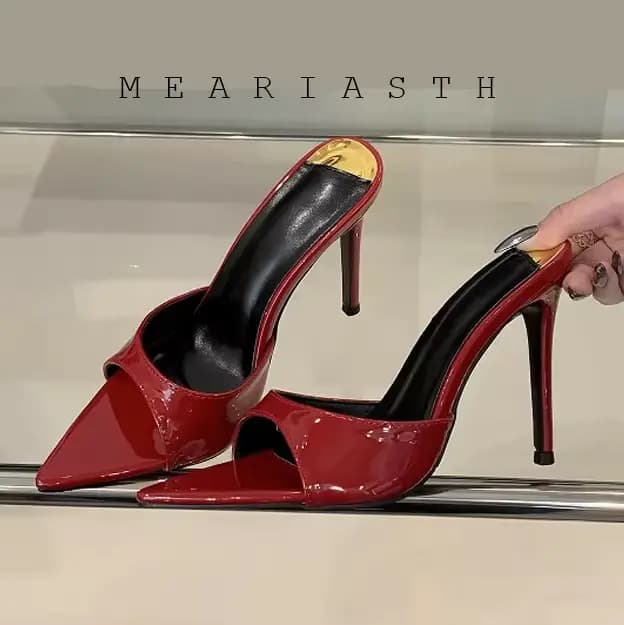 Sandales d'été sexy à talons hauts fins pour femme