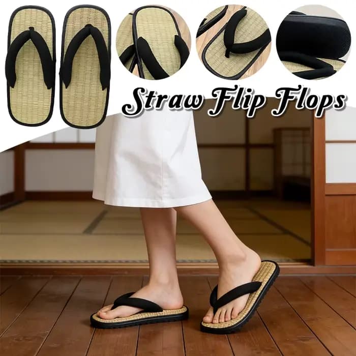 Geta japonais en paille