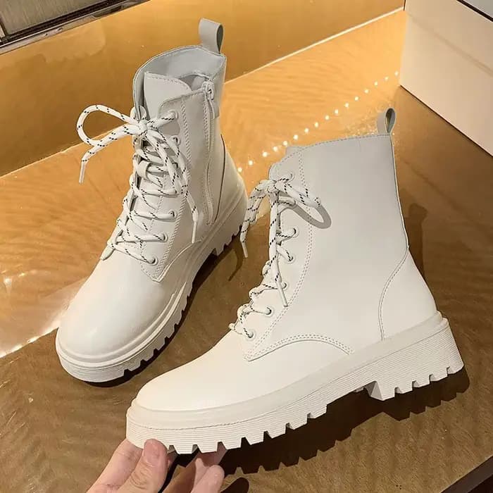 Bottines de Combat à lacets pour femmes
