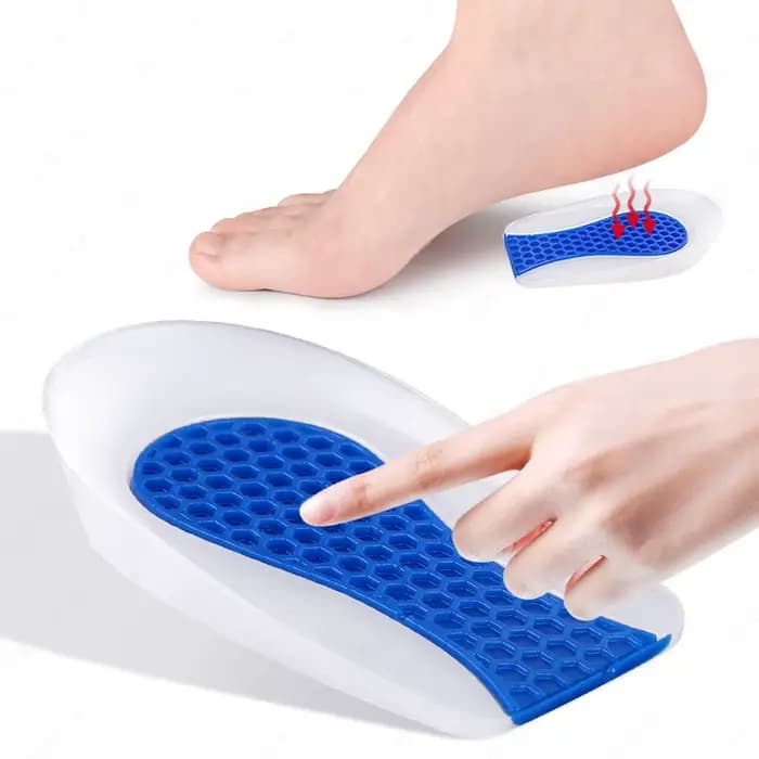 2 coussinets anti-douleur pour talon avec gel PU et coque de talon