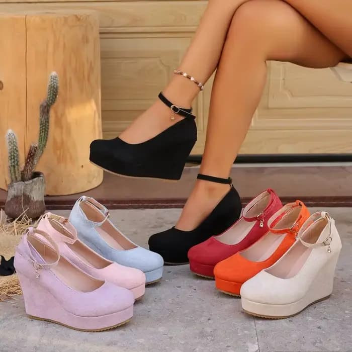 Chaussures simples à talons mi-hauts peu profonds pour femmes, grande taille, nouvelle collection d'automne