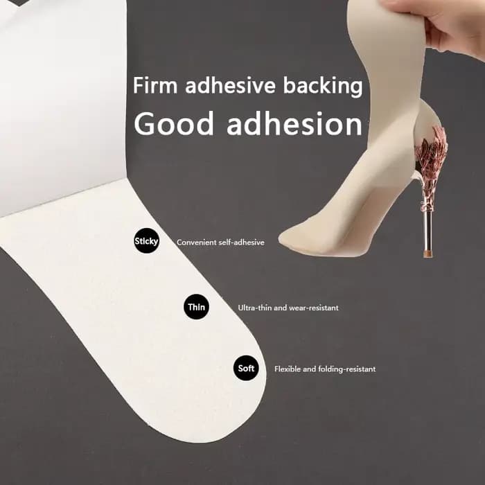 Semelle intérieure en cuir pour chaussures sandales talons hauts demi-coussinets insérer antidérapant femmes Ultra-mince absorbant la sueur respirant peut être collé
