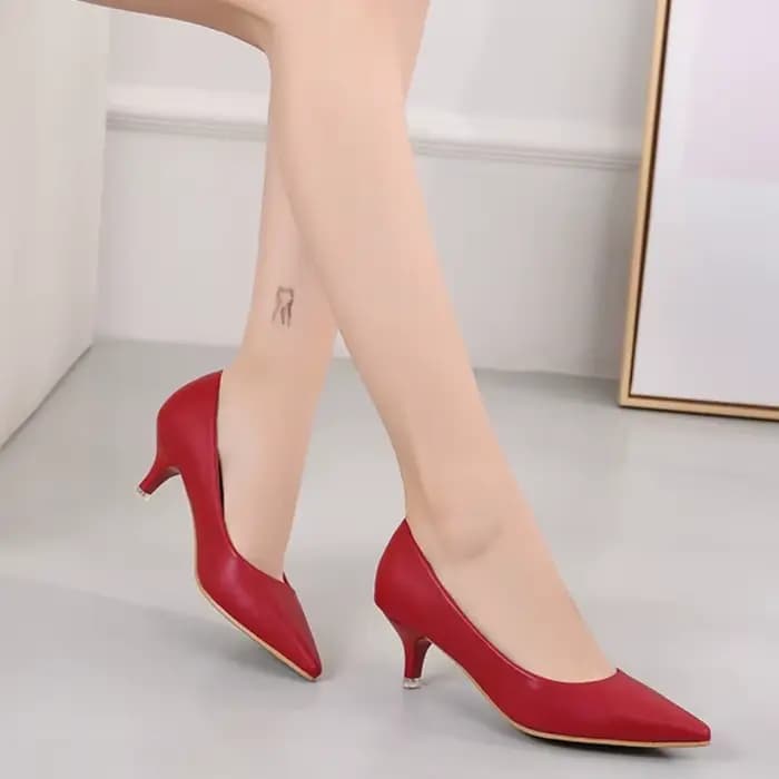 Escarpins à talons mi-hauts pour femmes