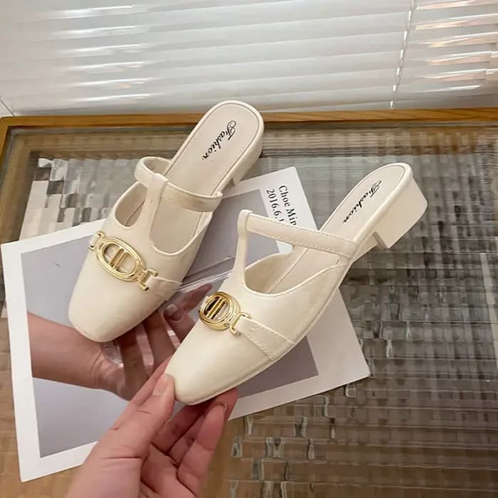 Sandales d'été à talons bas pour femmes