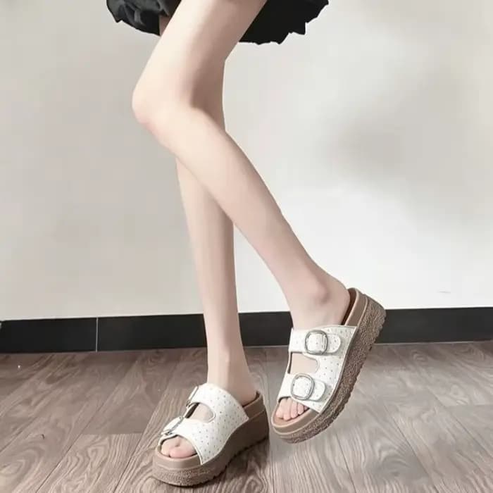 Nouvelles Chaussures Femme 2026 – Tongs Rétro à Plateforme Tendance pour Femme – Confortables, Idéales pour les Vacances, Chaussures Décontractées de Créateur – Zapatos Mujer