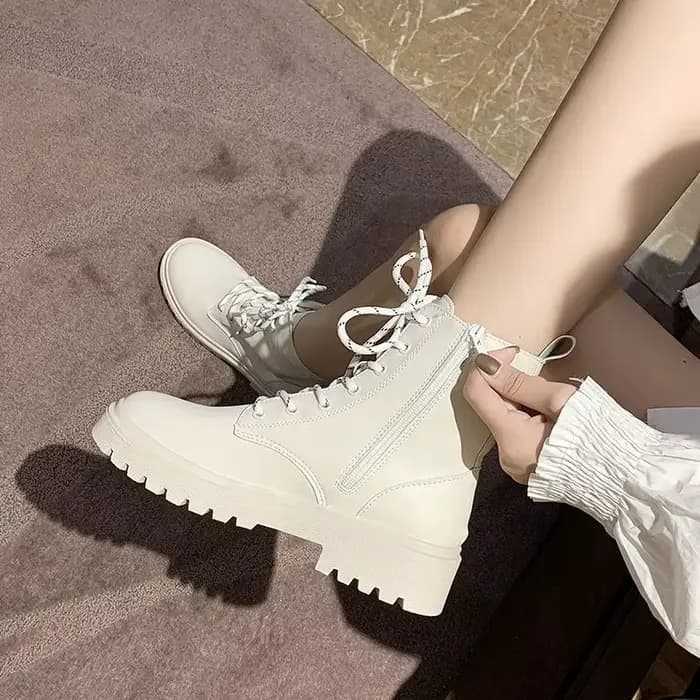 Bottines de Combat à lacets pour femmes