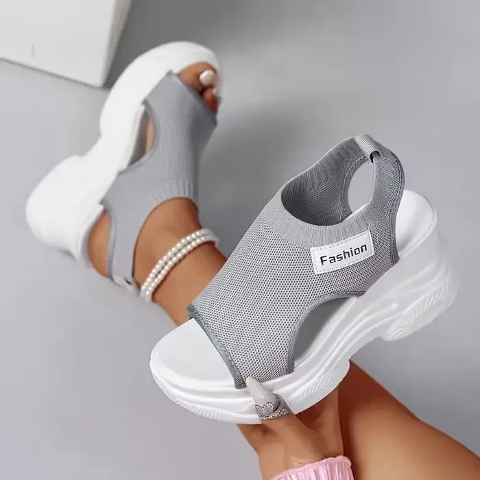 Sandales compensées respirantes pour femmes