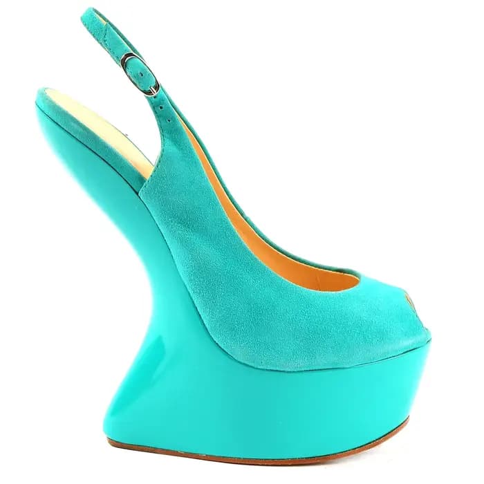 Escarpins Peep Toe en Daim Patchwork Style Original Sexy – Nouveautés Tendance pour Femme, Chaussures de Défilé Personnalisables