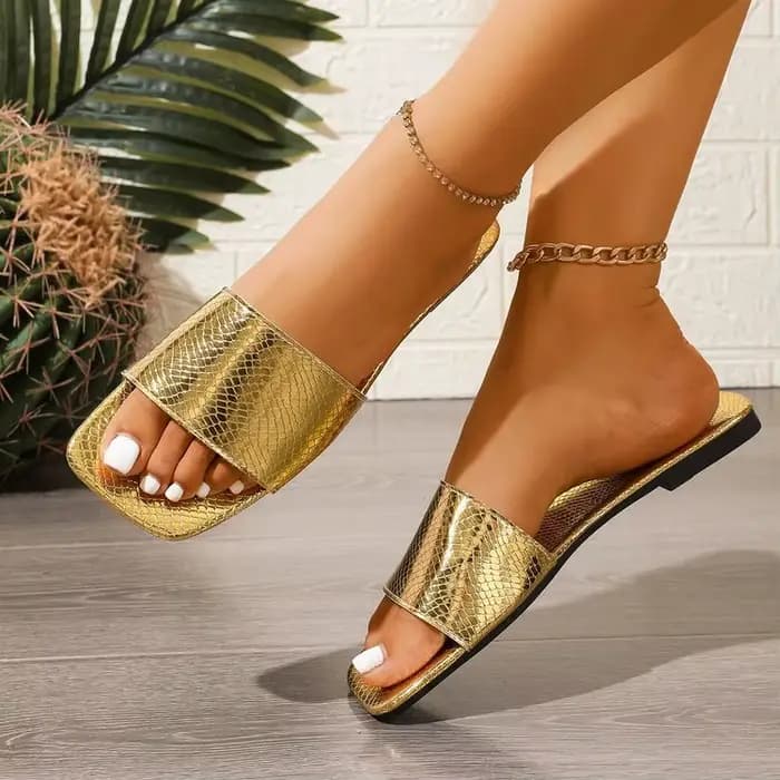 Sandales à talons carrés ouverts pour femmes