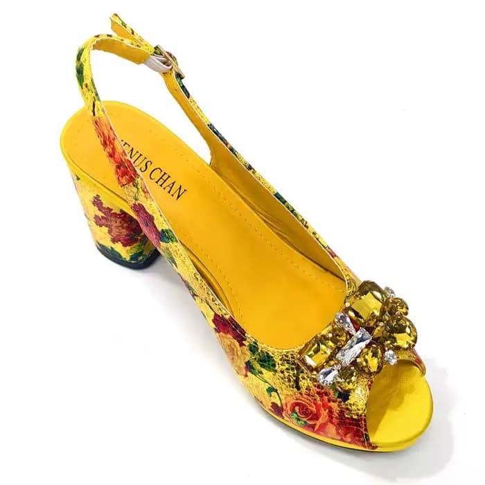 Talons Élégants avec Strass pour Femme