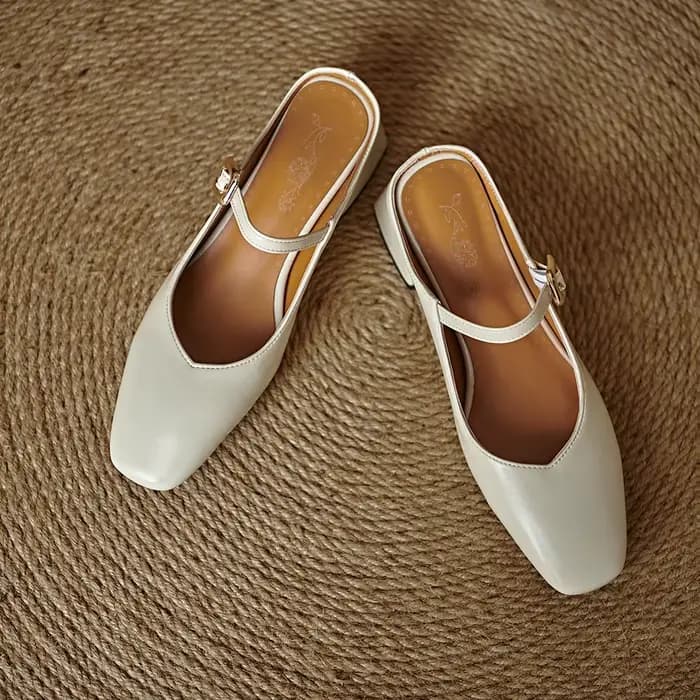2025 tout nouveau Mature noir Beige femmes Slingback pompes mode gros talons moyens dame chaussures Plus petite grande taille 32 43 46
