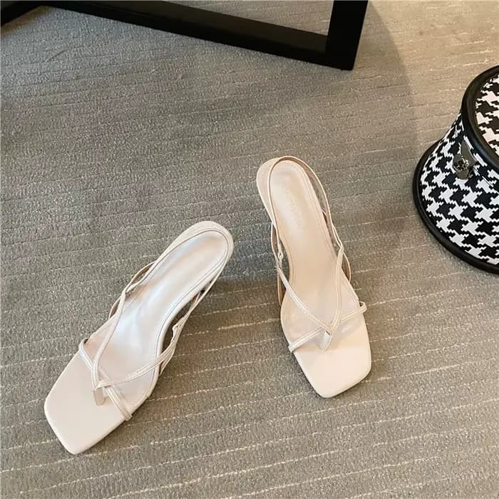 Sandales à Talons Longs et Bas pour Femme