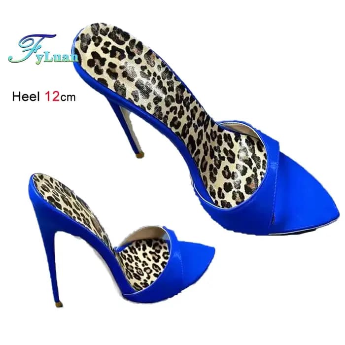 Pantoufles à talons aiguilles pour femmes