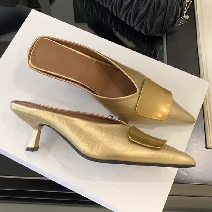 Chaussures de luxe pour femmes talons hauts Mules