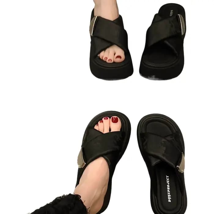 Sandales à talons épais pour femmes