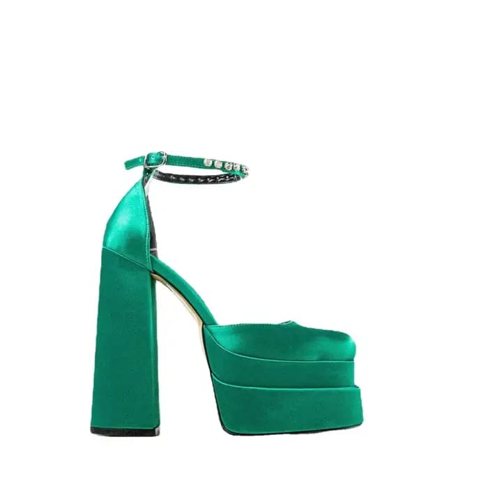 Escarpins sexy à bout rond beige pour femme