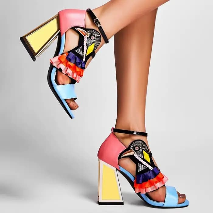 【JOCHEBED HU】Nouvelles sandales d'été à talons hauts de créateur