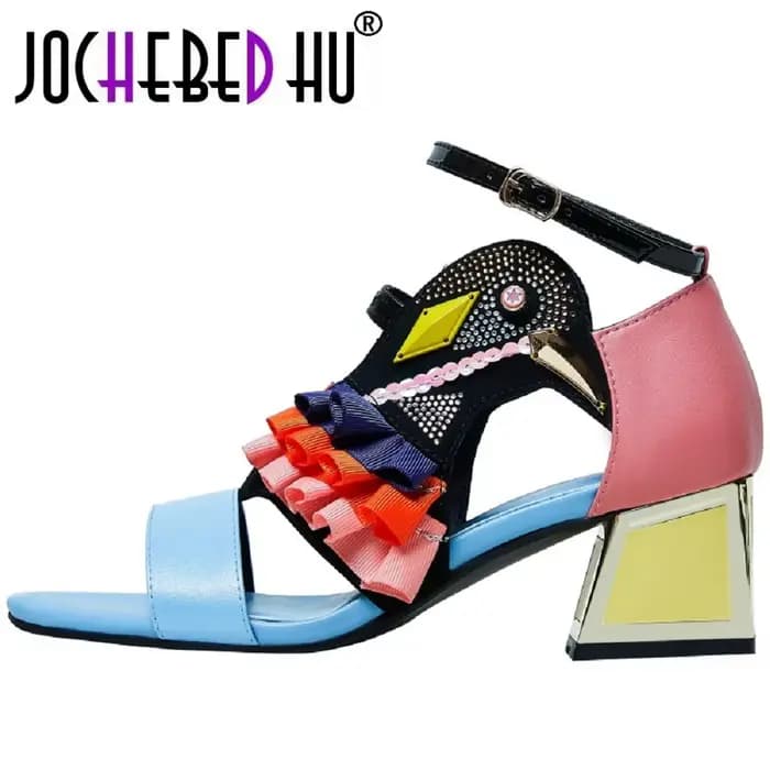 【JOCHEBED HU】Nouvelles sandales d'été à talons hauts de créateur