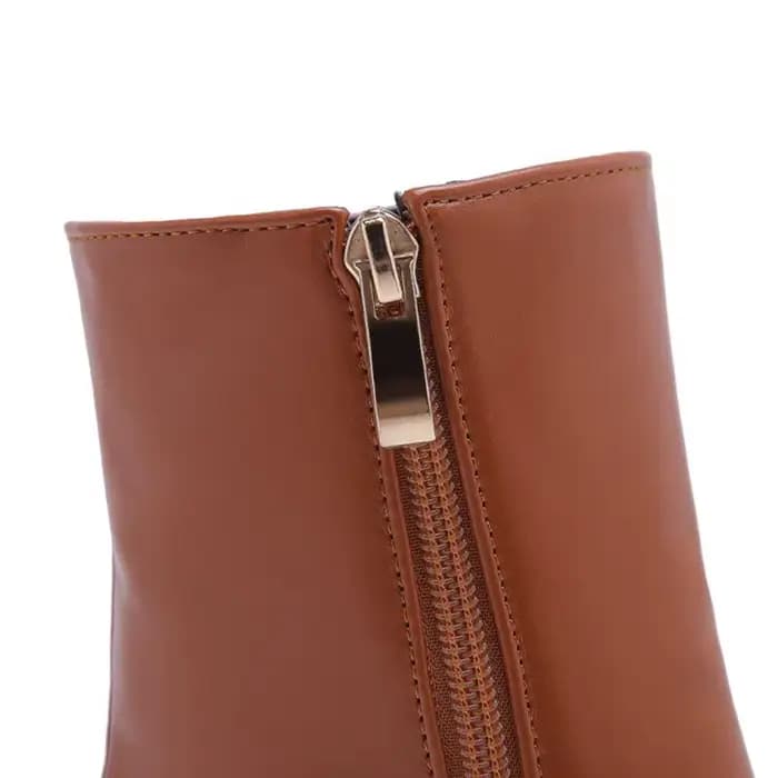 Bottines en cuir pour femmes