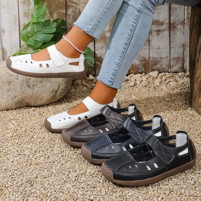 Sandales d'été à bout fermé pour femmes