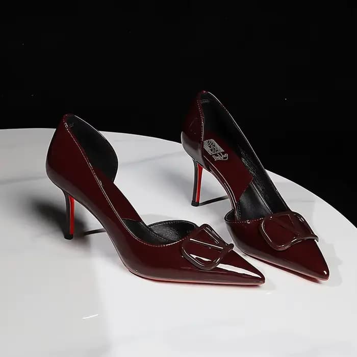 Chaussures à talons hauts sexy à semelle rouge