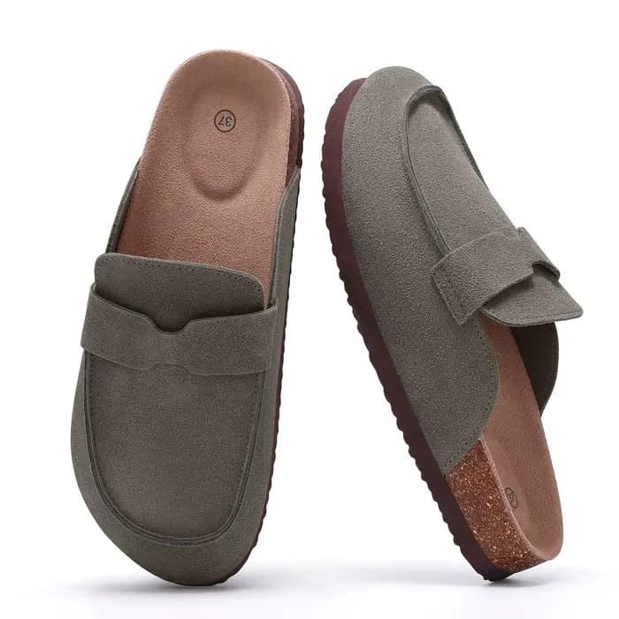 Smile – Mules en cuir pour femmes